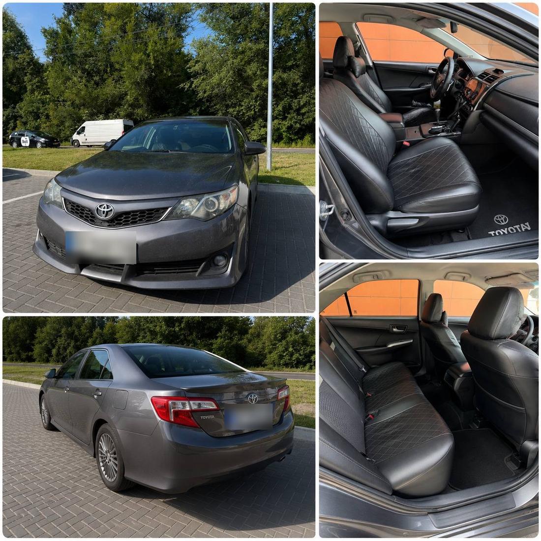 Серая Toyota Camry: снаружи и салон